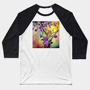 Wonderful orchid flowers Baseball T-Shirt